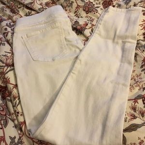 White rockstar jeggings